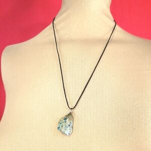 Blue Stone from Greece  Pendant Necklace